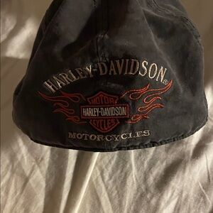 Harley-Davidson Black Cap with Orange Logo